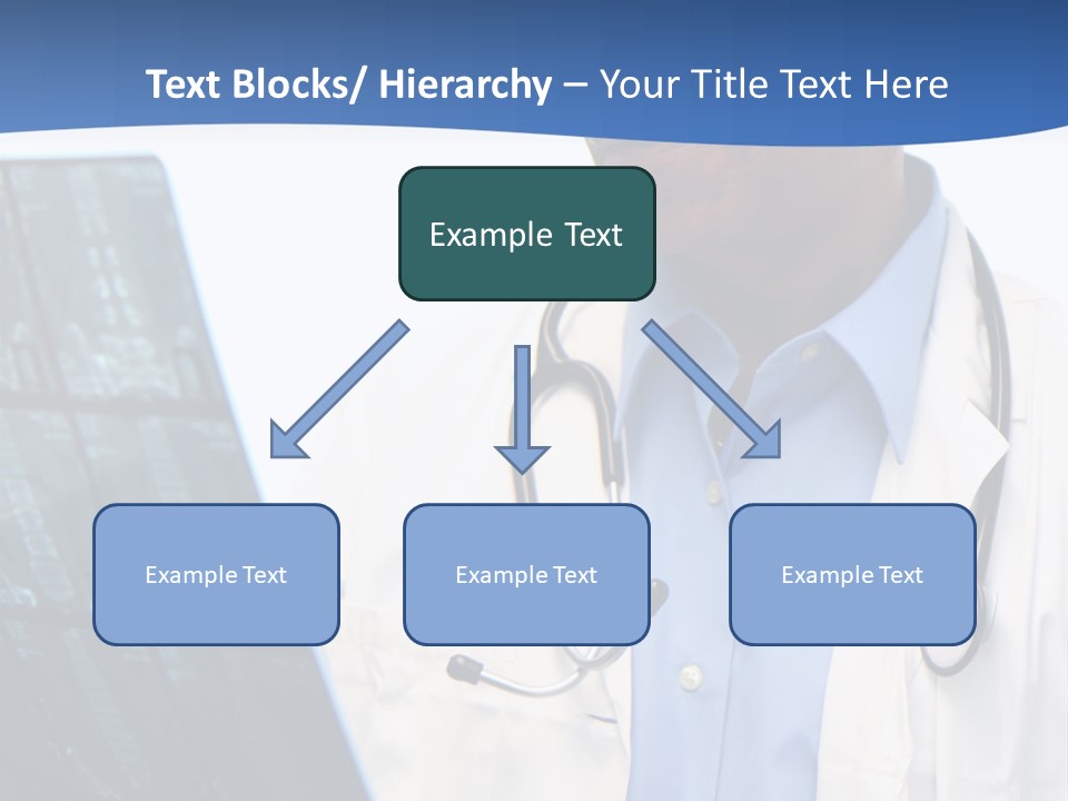 Minority Doctor Set On White Background PowerPoint Template