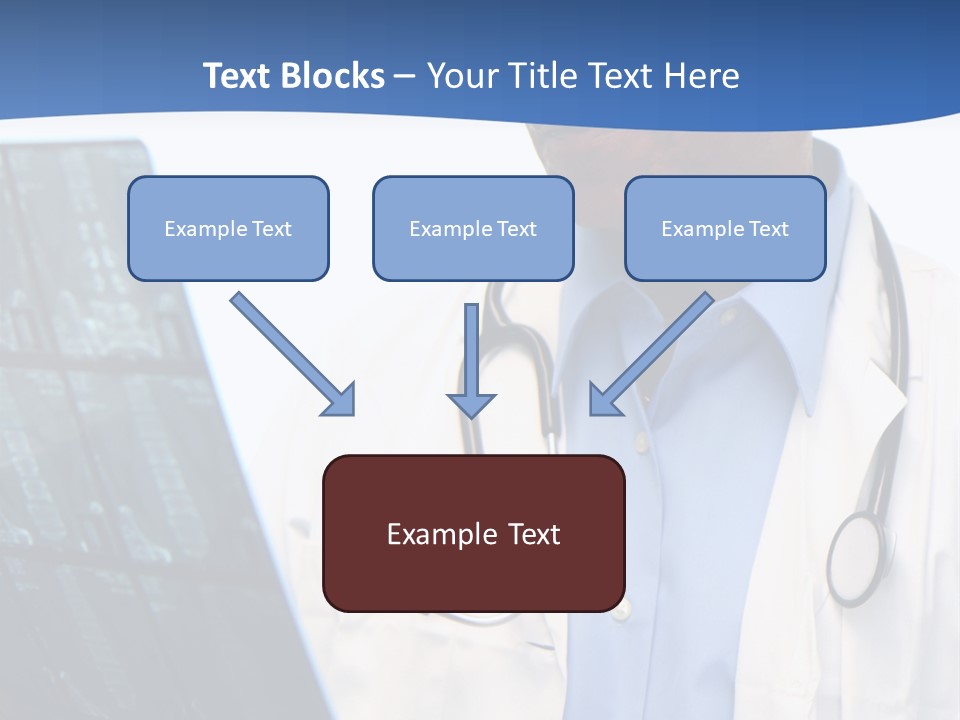 Minority Doctor Set On White Background PowerPoint Template