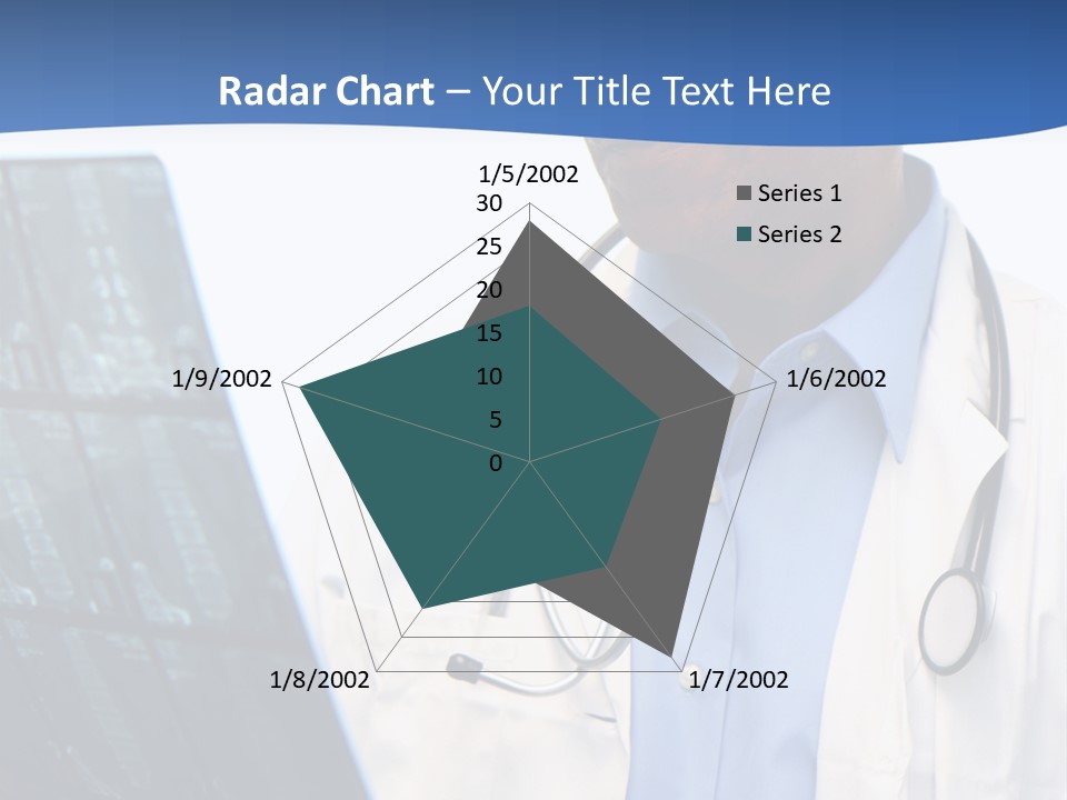 Minority Doctor Set On White Background PowerPoint Template