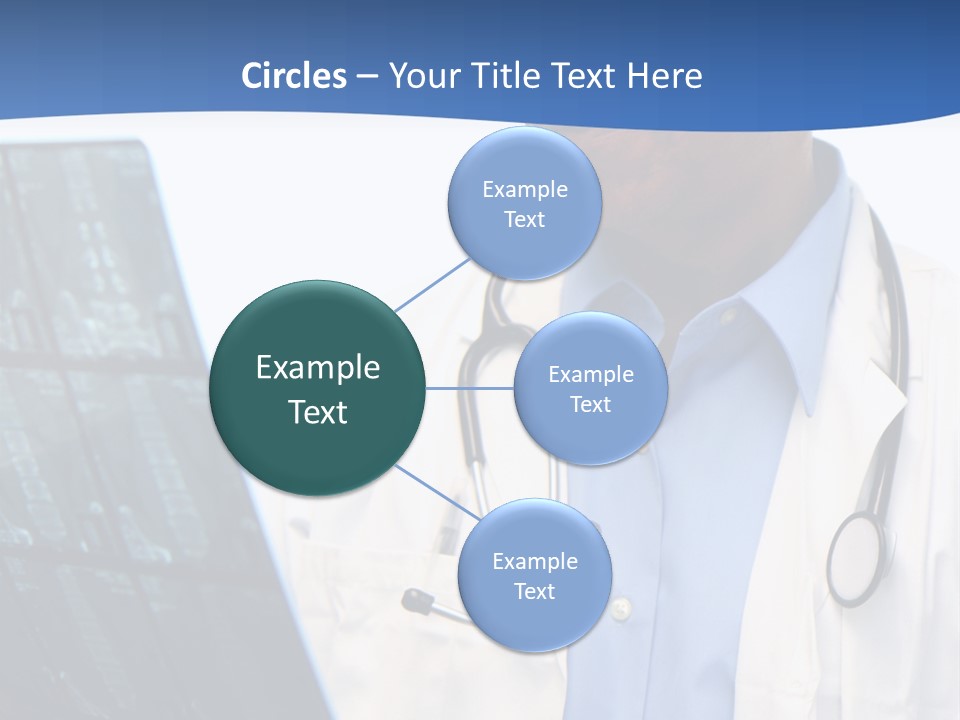 Minority Doctor Set On White Background PowerPoint Template