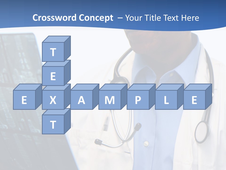 Minority Doctor Set On White Background PowerPoint Template