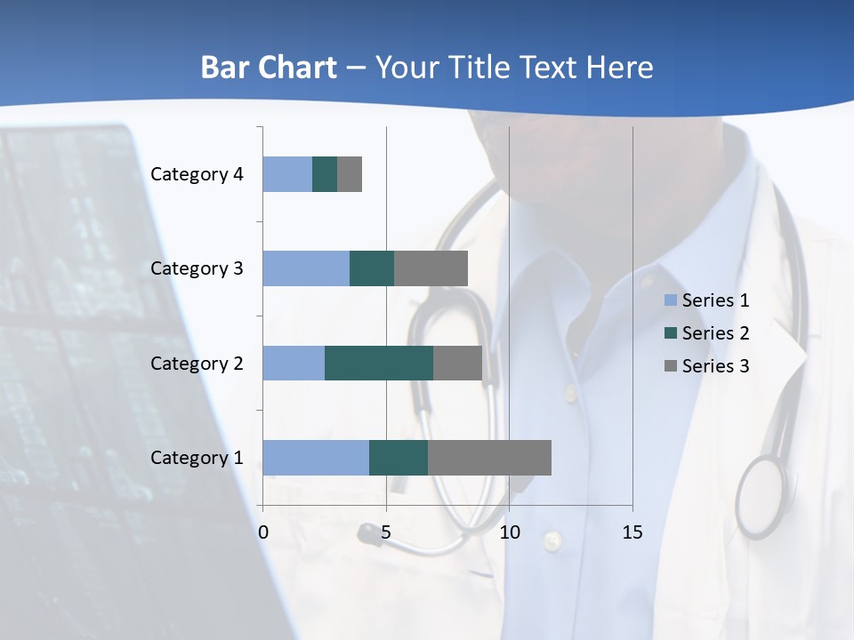 Minority Doctor Set On White Background PowerPoint Template