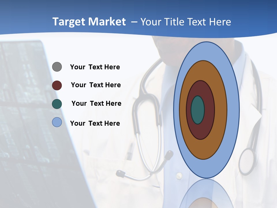 Minority Doctor Set On White Background PowerPoint Template