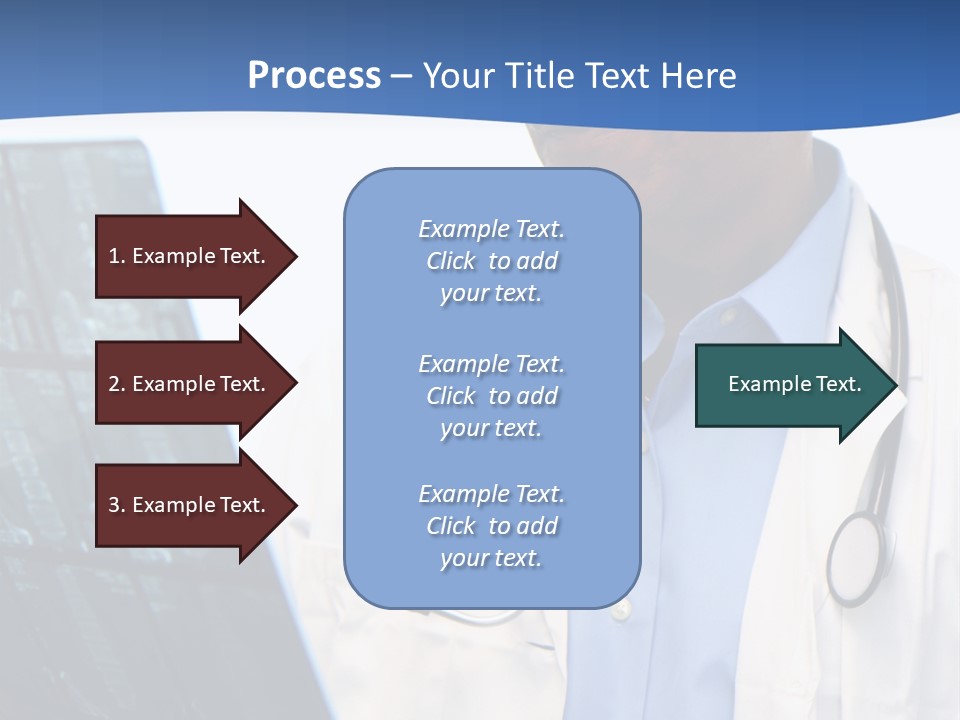 Minority Doctor Set On White Background PowerPoint Template