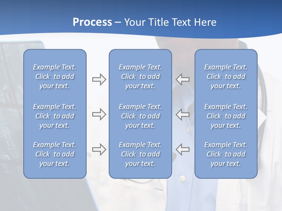 Minority Doctor Set On White Background PowerPoint Template