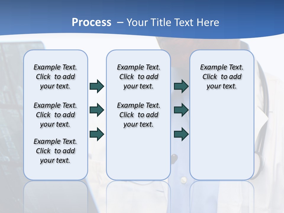 Minority Doctor Set On White Background PowerPoint Template