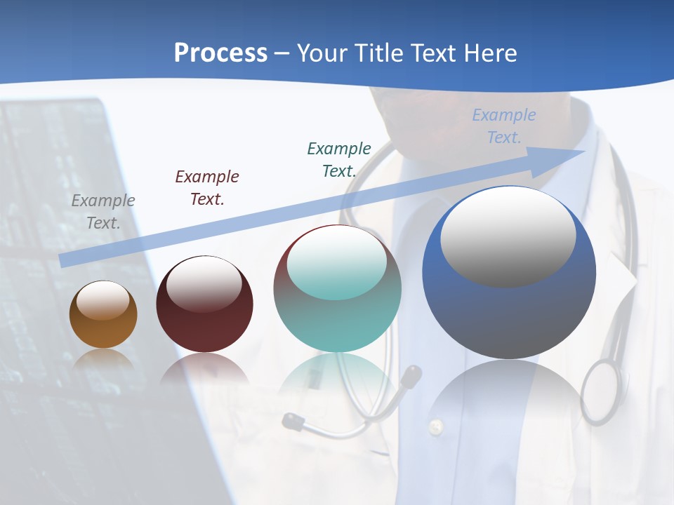 Minority Doctor Set On White Background PowerPoint Template