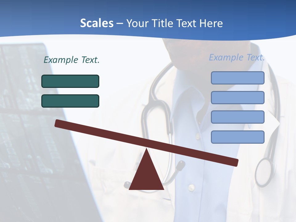 Minority Doctor Set On White Background PowerPoint Template