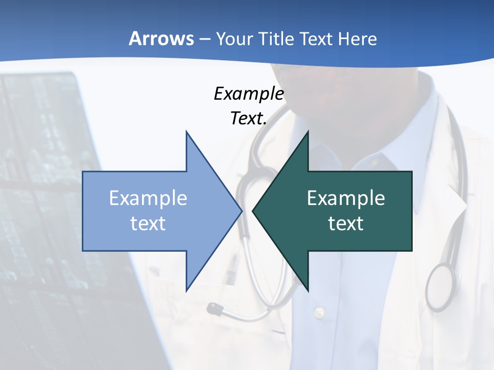 Minority Doctor Set On White Background PowerPoint Template