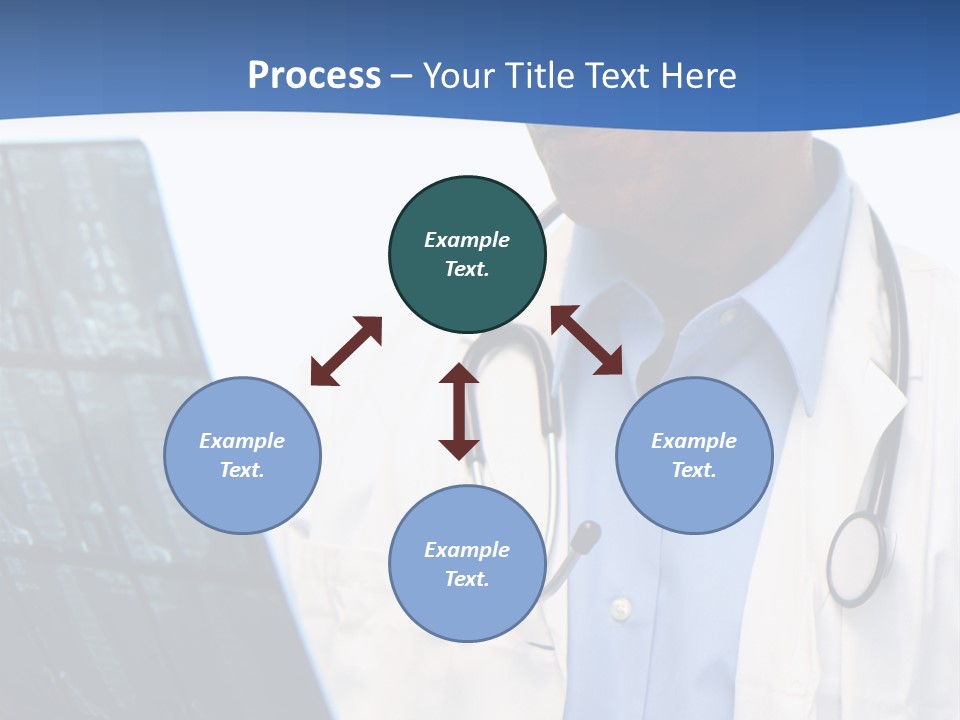 Minority Doctor Set On White Background PowerPoint Template