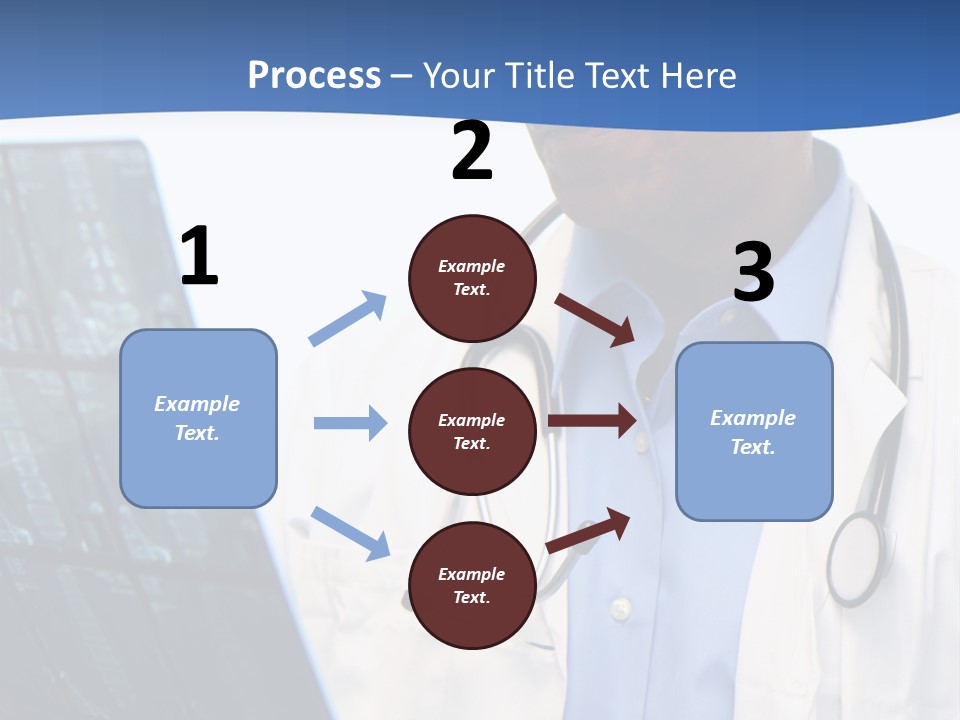 Minority Doctor Set On White Background PowerPoint Template