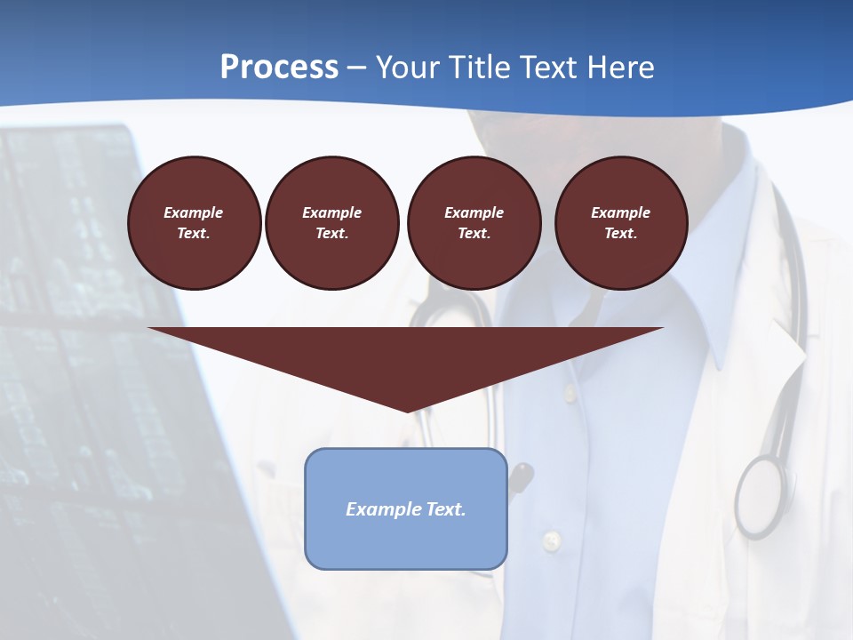 Minority Doctor Set On White Background PowerPoint Template