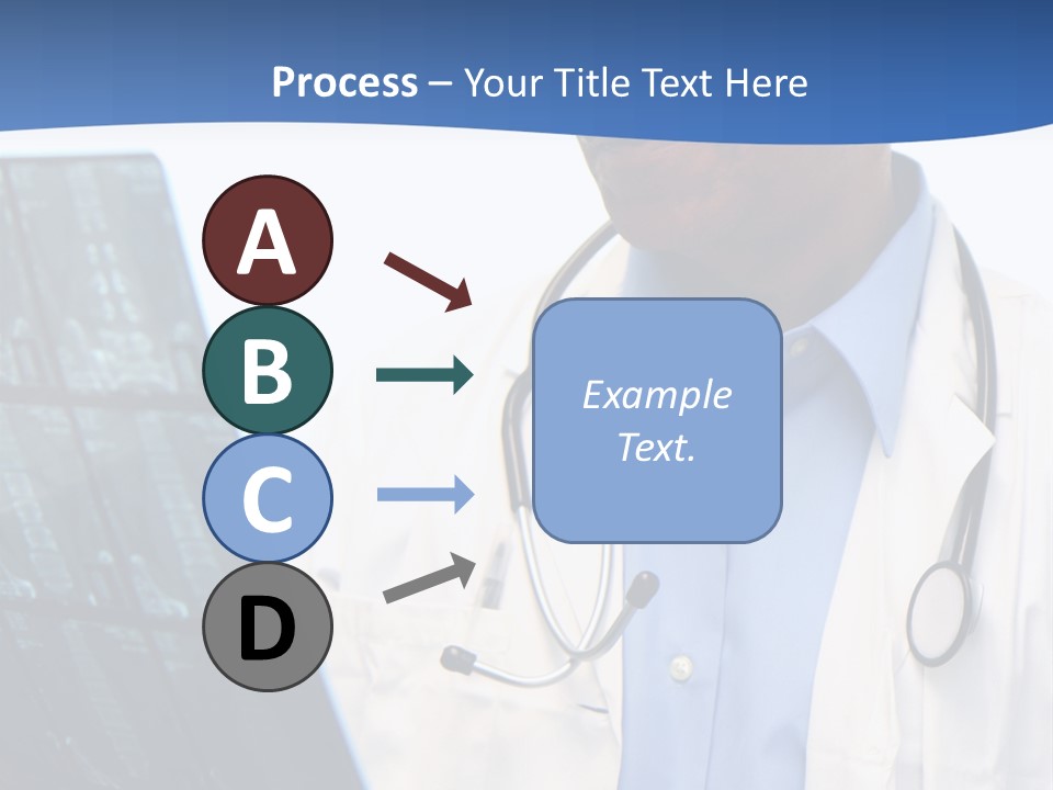 Minority Doctor Set On White Background PowerPoint Template