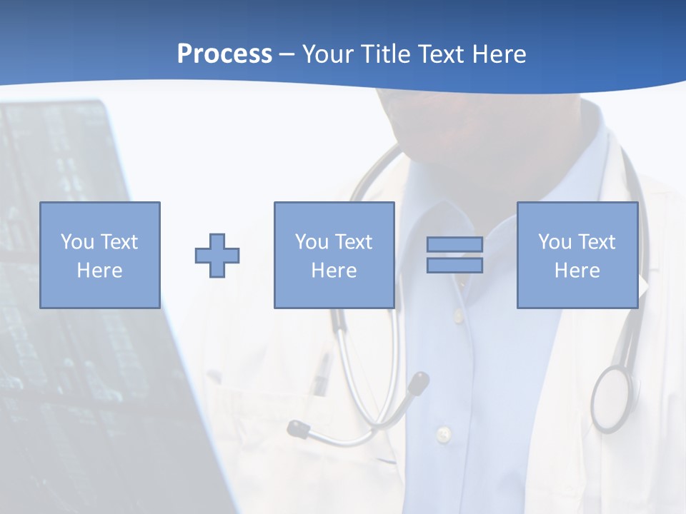 Minority Doctor Set On White Background PowerPoint Template