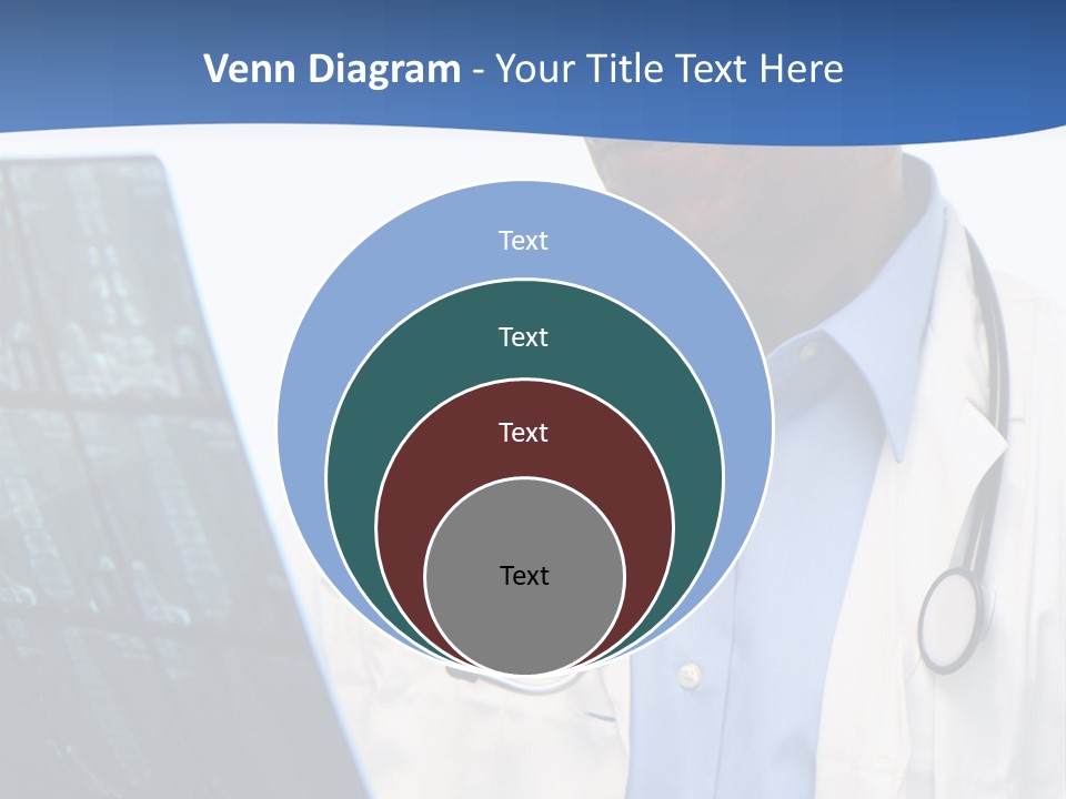 Minority Doctor Set On White Background PowerPoint Template