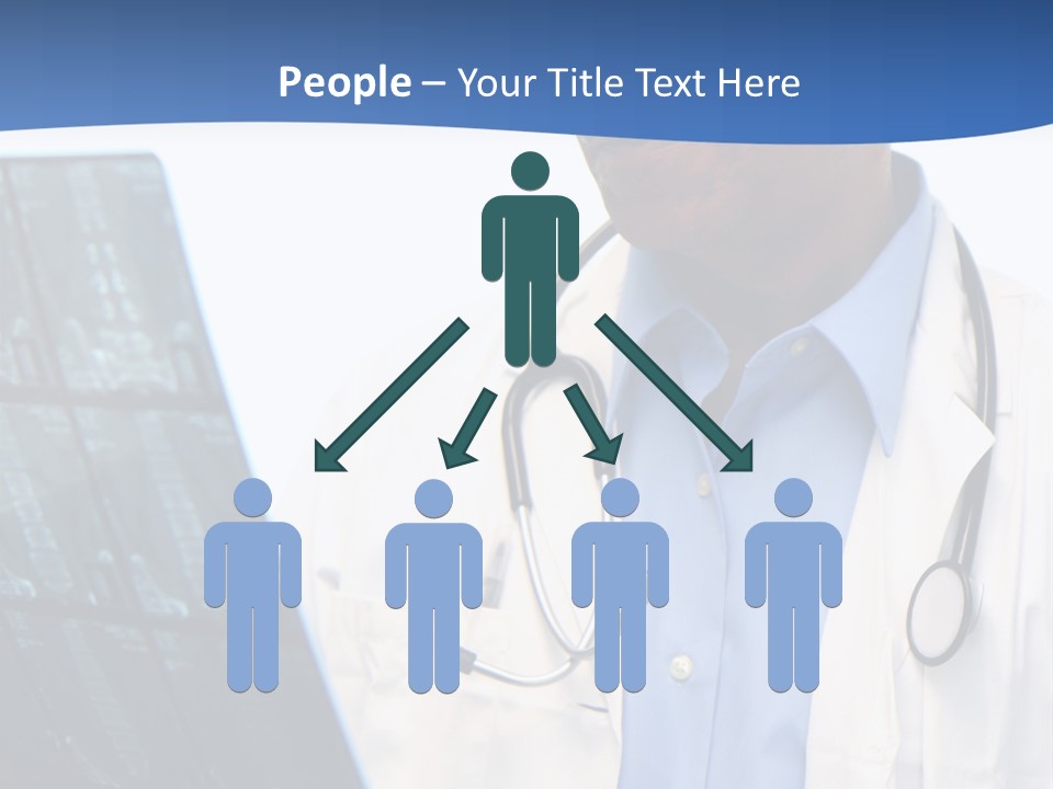 Minority Doctor Set On White Background PowerPoint Template