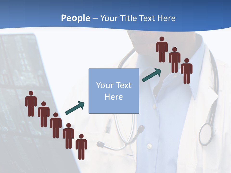 Minority Doctor Set On White Background PowerPoint Template