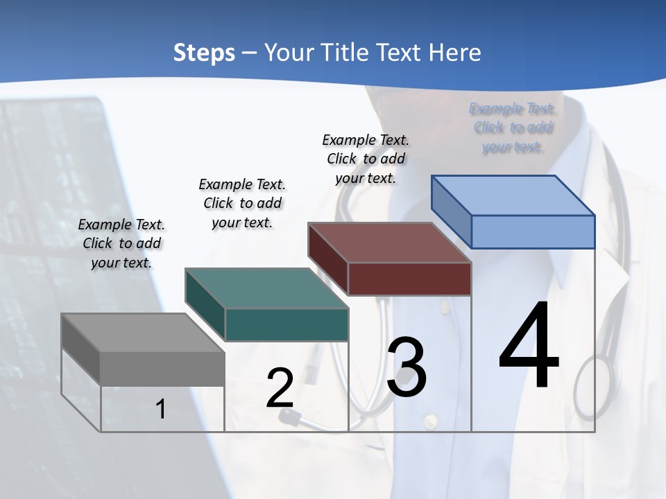 Minority Doctor Set On White Background PowerPoint Template