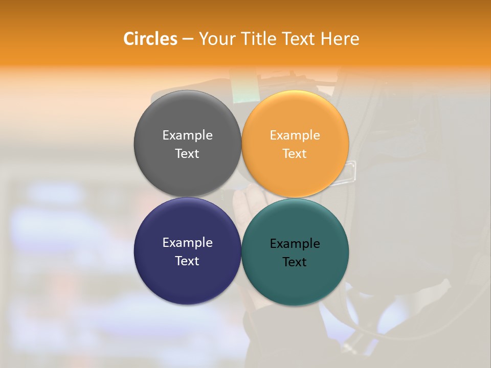 Cameraman And Newscast PowerPoint Template