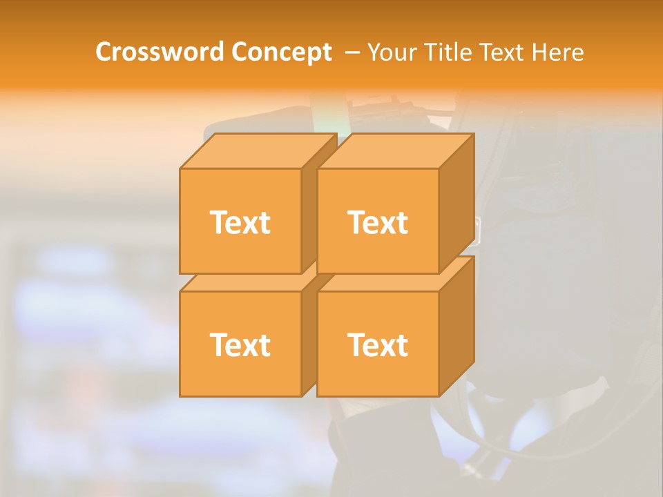 Cameraman And Newscast PowerPoint Template
