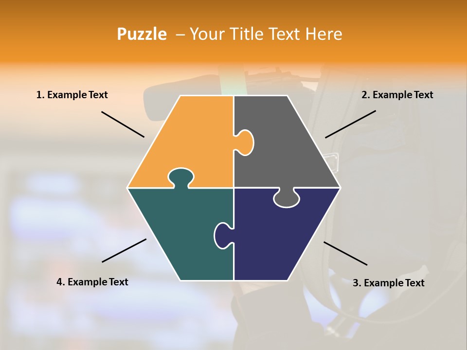 Cameraman And Newscast PowerPoint Template