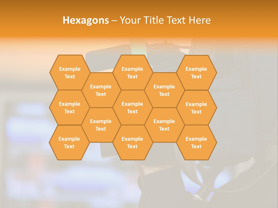 Cameraman And Newscast PowerPoint Template