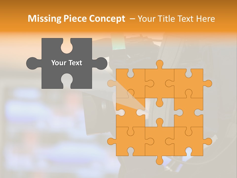 Cameraman And Newscast PowerPoint Template