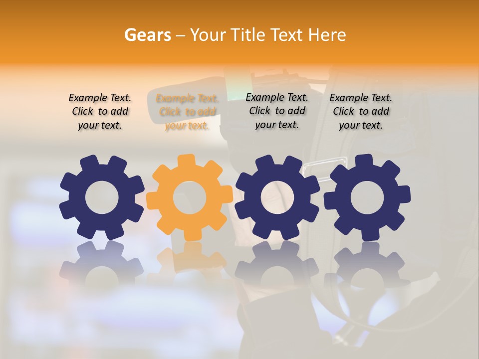 Cameraman And Newscast PowerPoint Template