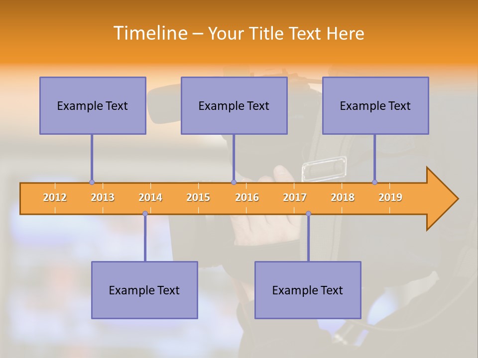 Cameraman And Newscast PowerPoint Template