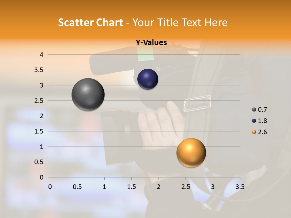 Cameraman And Newscast PowerPoint Template