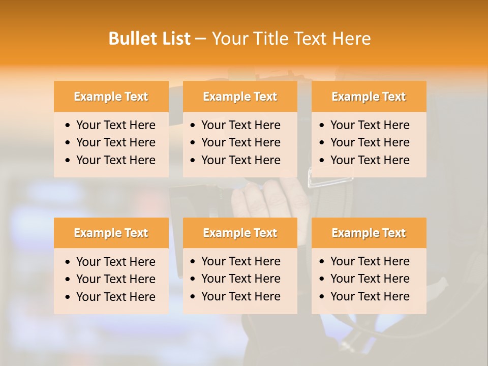 Cameraman And Newscast PowerPoint Template