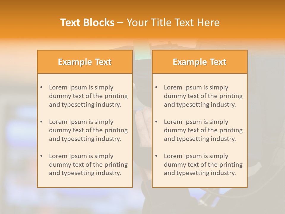Cameraman And Newscast PowerPoint Template