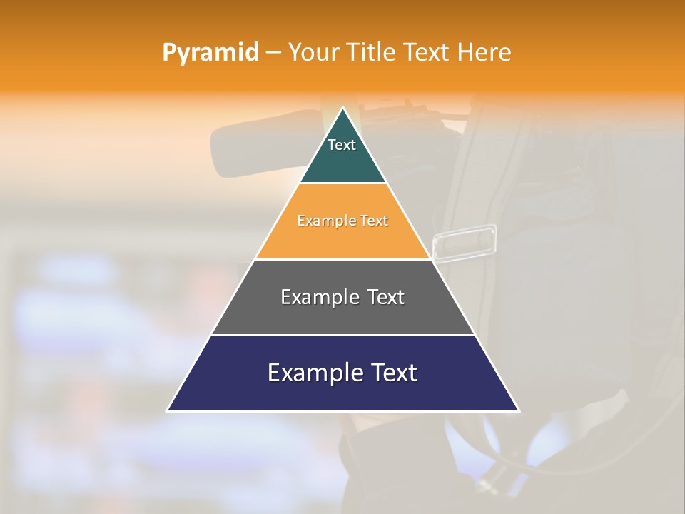 Cameraman And Newscast PowerPoint Template