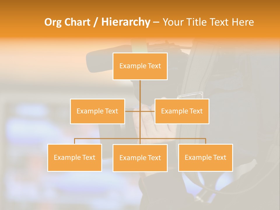Cameraman And Newscast PowerPoint Template