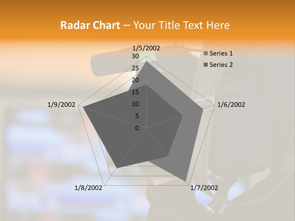 Cameraman And Newscast PowerPoint Template