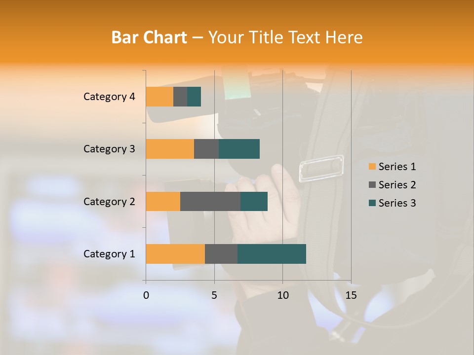Cameraman And Newscast PowerPoint Template