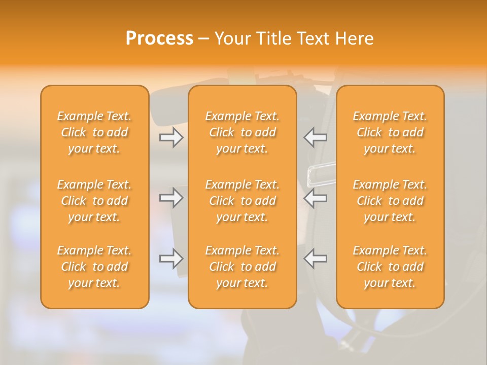 Cameraman And Newscast PowerPoint Template