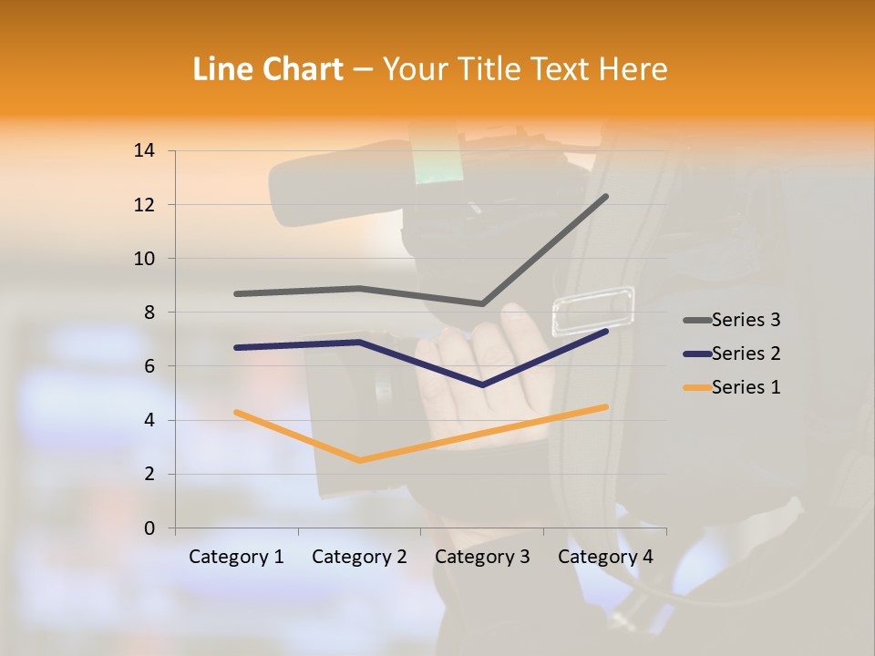 Cameraman And Newscast PowerPoint Template