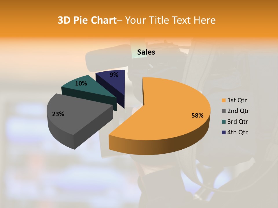 Cameraman And Newscast PowerPoint Template