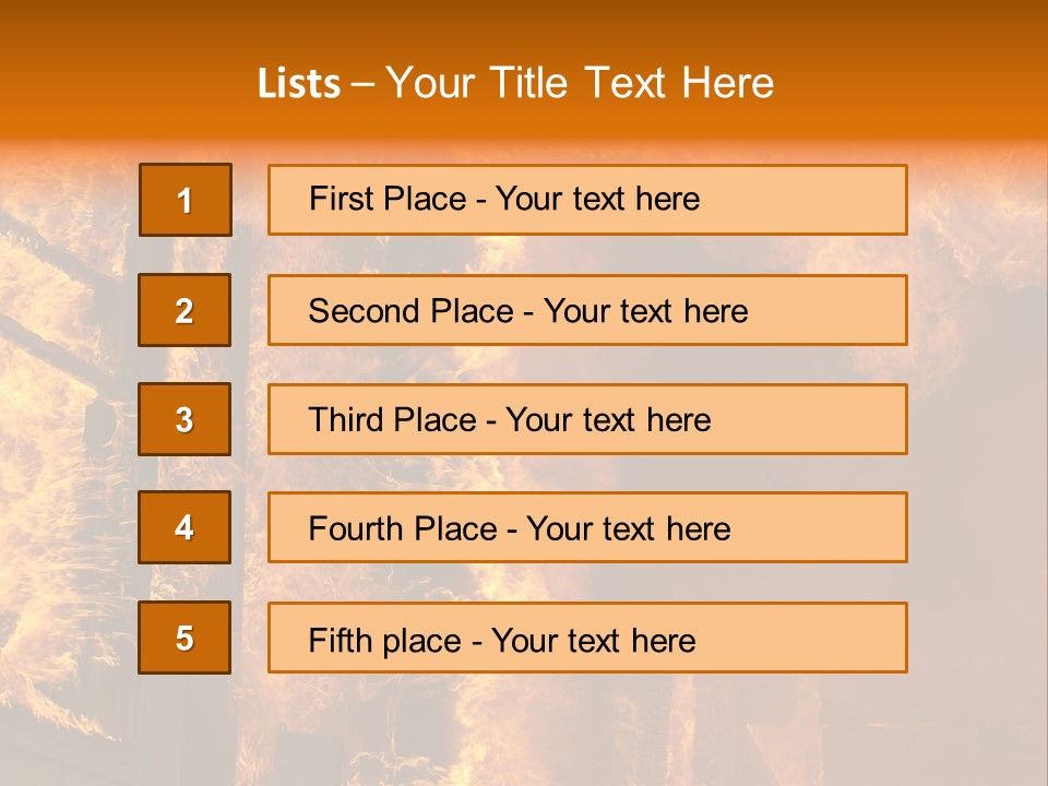 Windows Explode With Fire PowerPoint Template