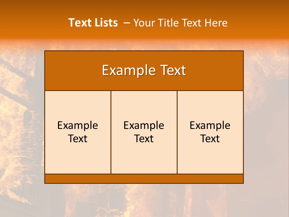 Windows Explode With Fire PowerPoint Template