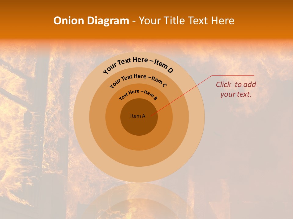 Windows Explode With Fire PowerPoint Template