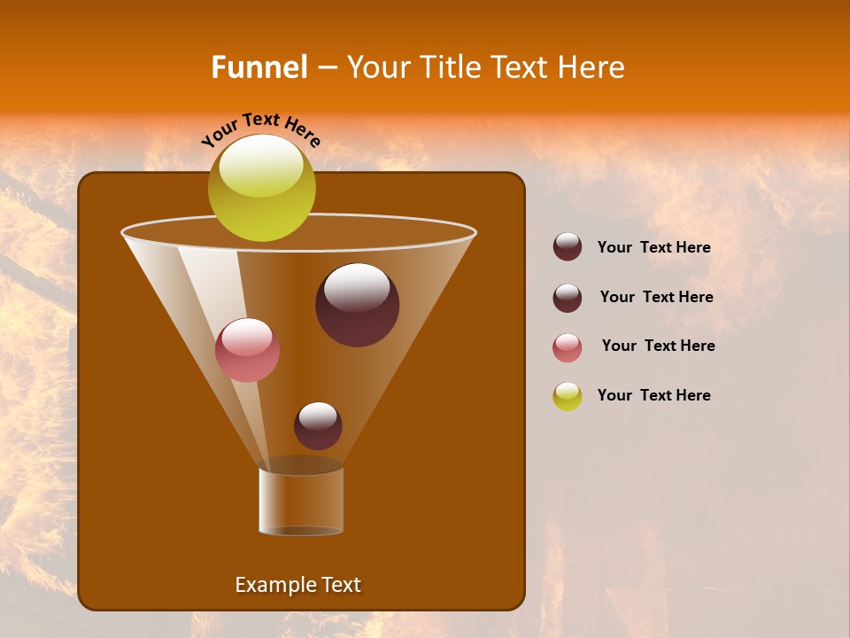 Windows Explode With Fire PowerPoint Template