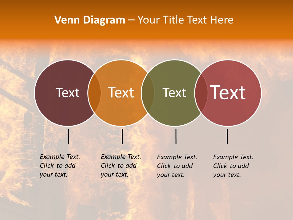 Windows Explode With Fire PowerPoint Template