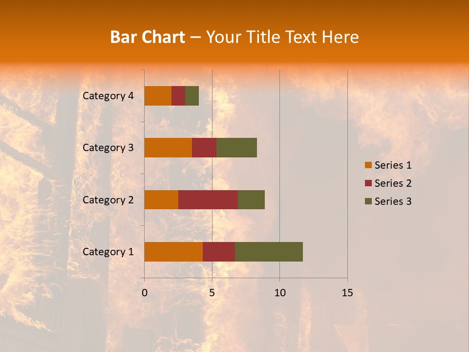 Windows Explode With Fire PowerPoint Template