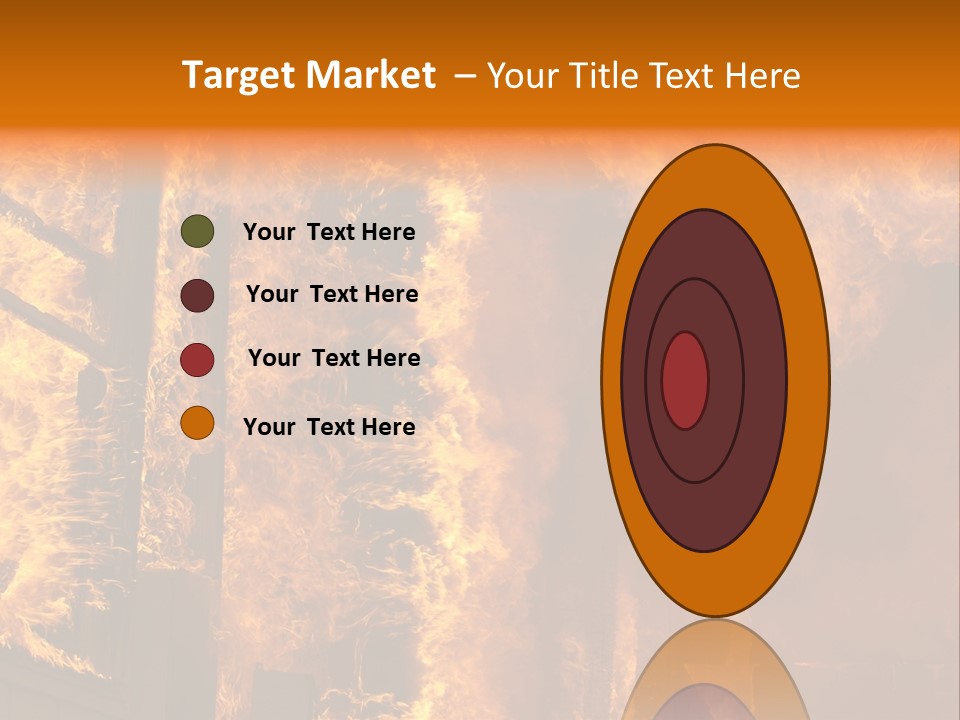 Windows Explode With Fire PowerPoint Template