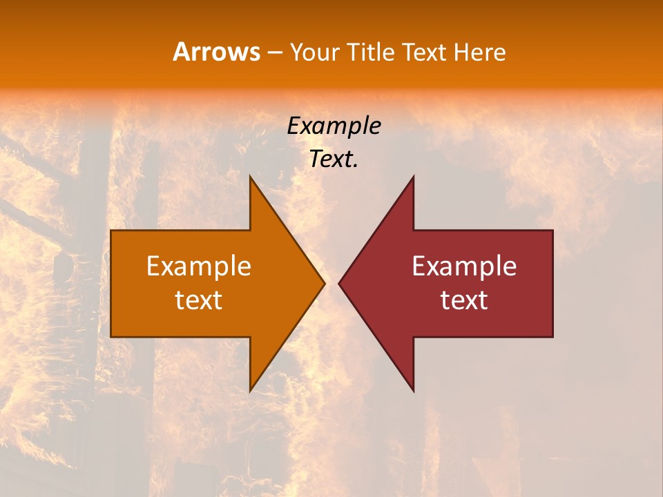 Windows Explode With Fire PowerPoint Template