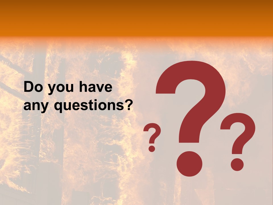 Windows Explode With Fire PowerPoint Template