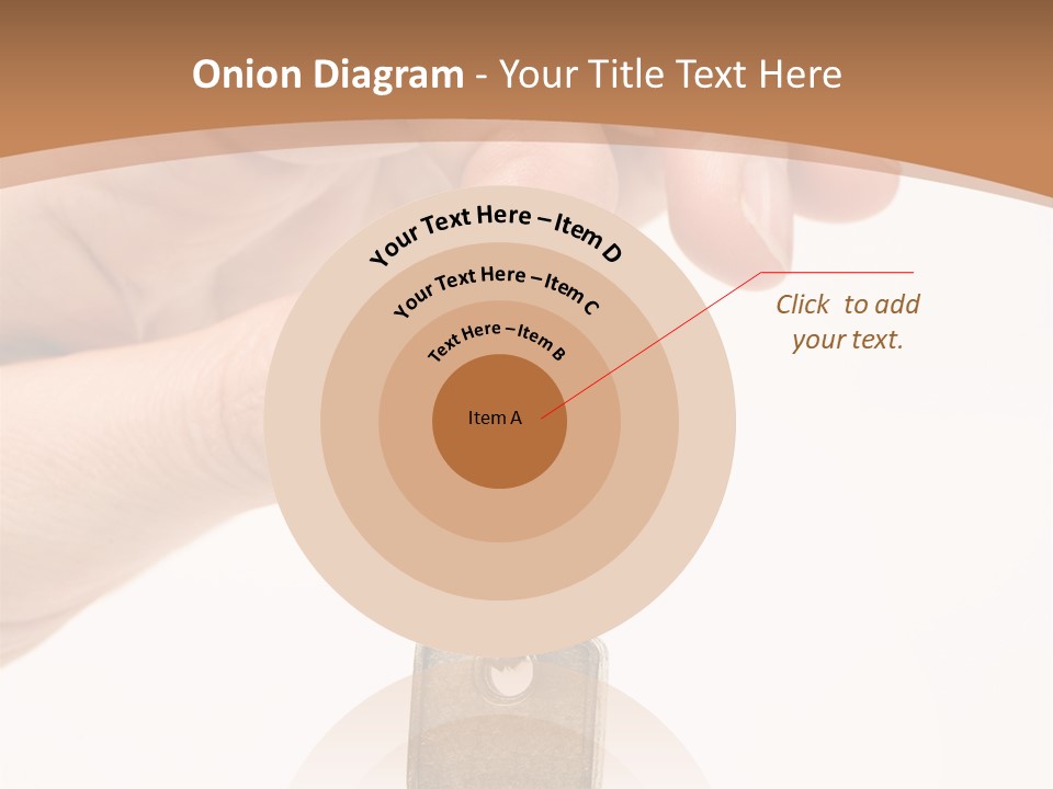 Close Up Of A Person's Hand, Handing Over A Key. Focus On The Key. Isolated On A White Background. PowerPoint Template