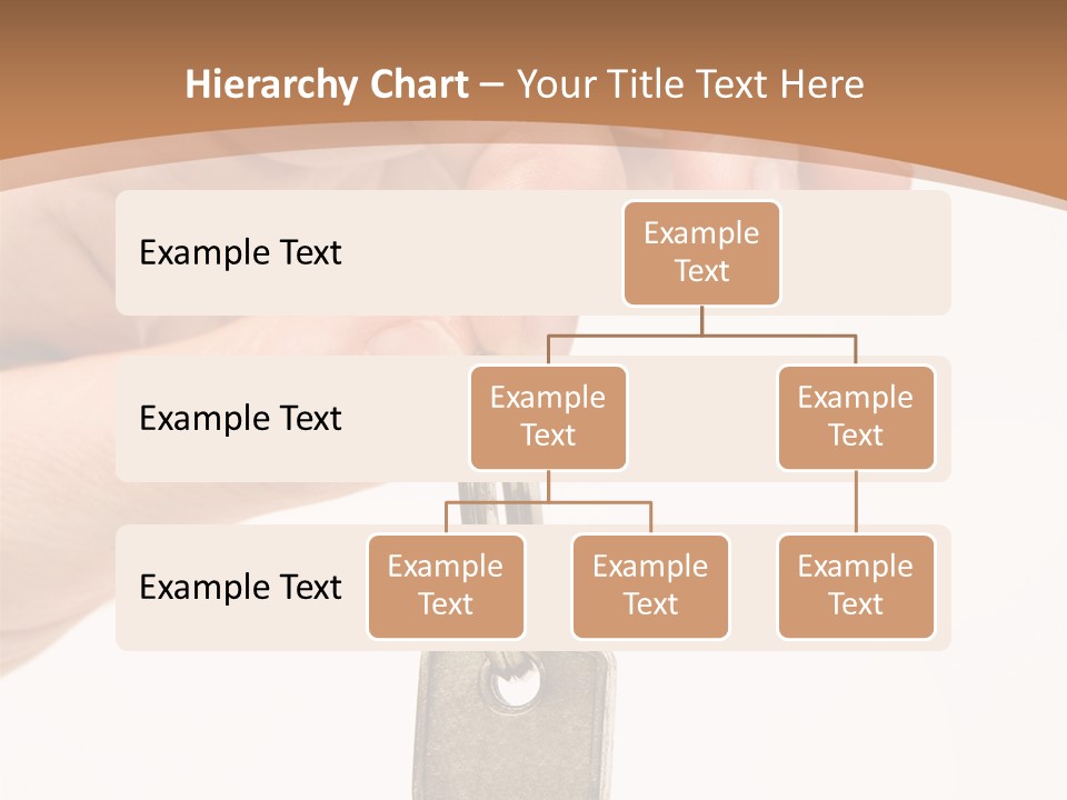 Close Up Of A Person's Hand, Handing Over A Key. Focus On The Key. Isolated On A White Background. PowerPoint Template